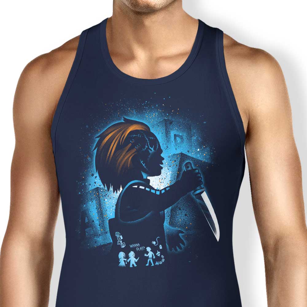 Spooky Doll - Stylish Tank Top by Alemaglia