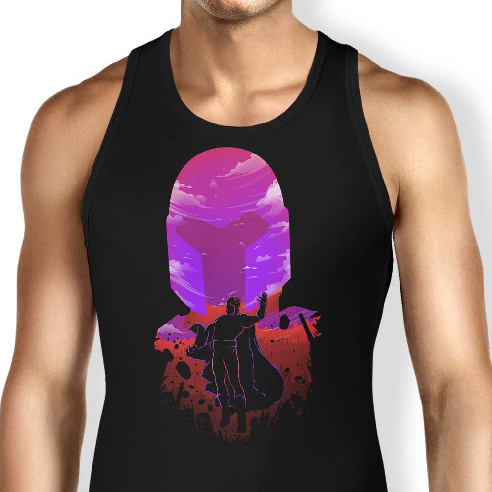 Donnie Illustrations' Magnetic Landscape Design Men's and Unisex Tank Top