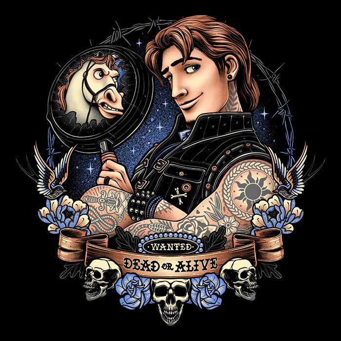 Momma Gorilla's 'Wanted Dead or Alive' Men's Stylish Ringer T-Shirt