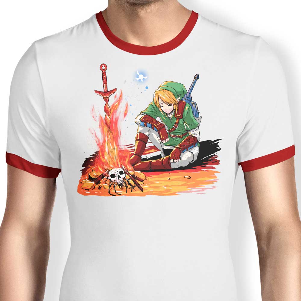 Dark Link Men's Classic Ringer T-Shirt - Ideal for Casual Wear