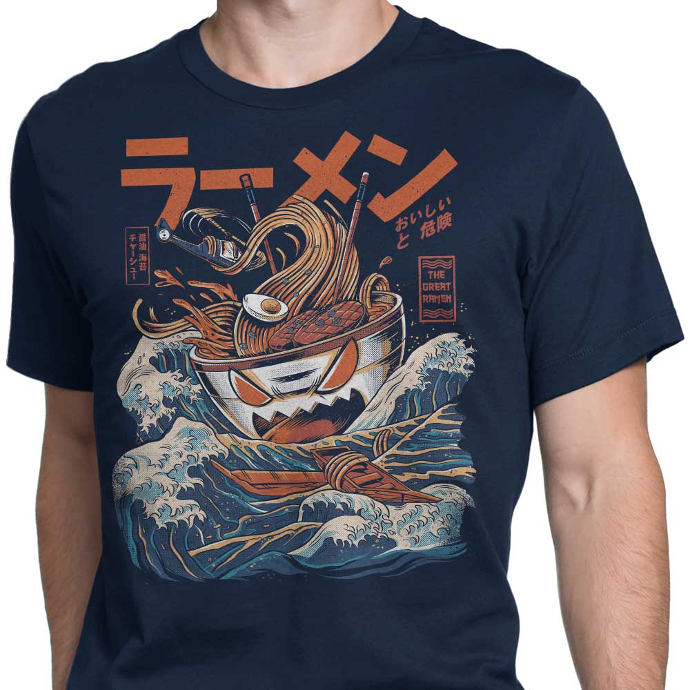 Fantastic Ramen-themed Men's Apparel - Alternative Version from Kanagawa