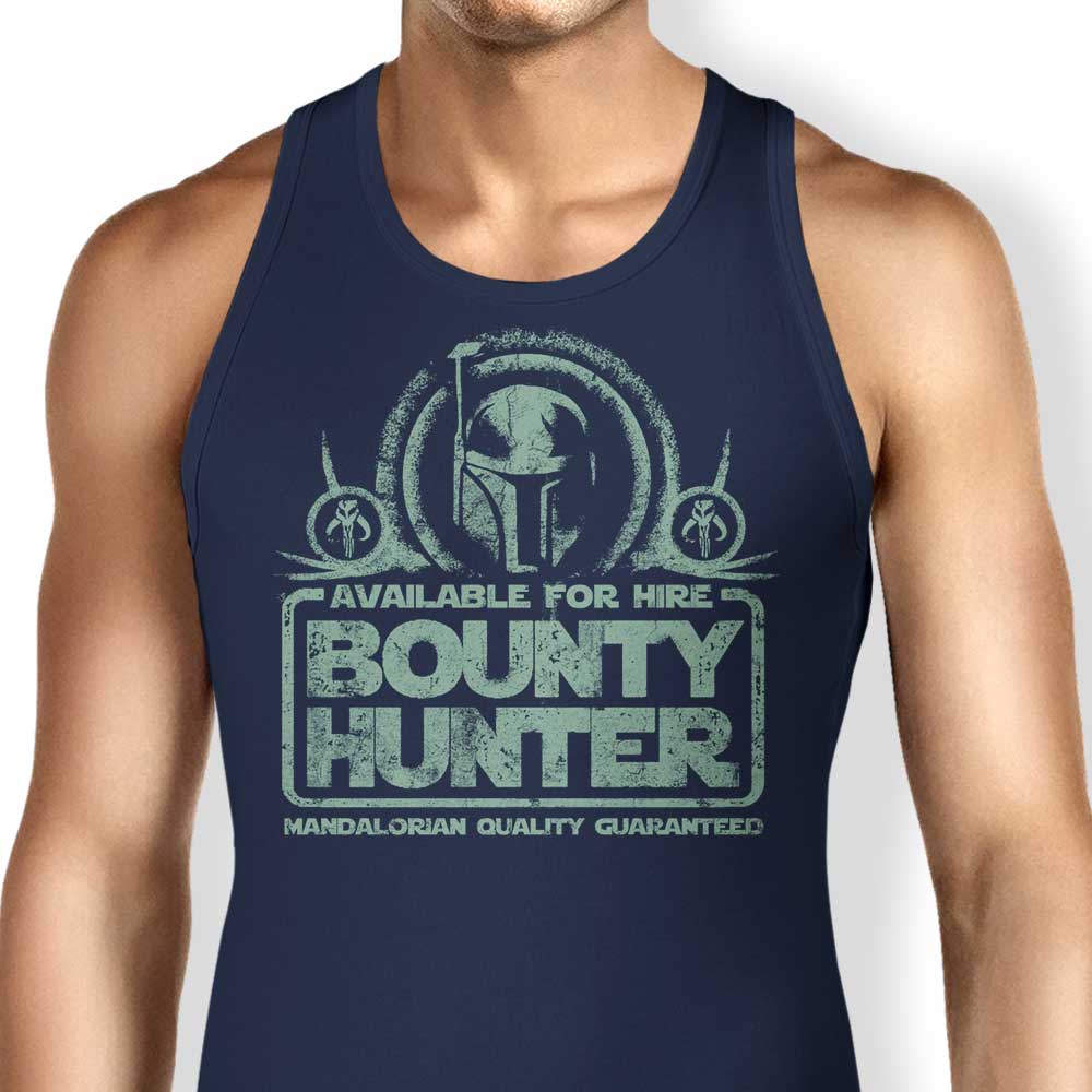 FanFreak's 'Bounty Hunter for Hire' Men's and Women's Comfortable Tank Tops