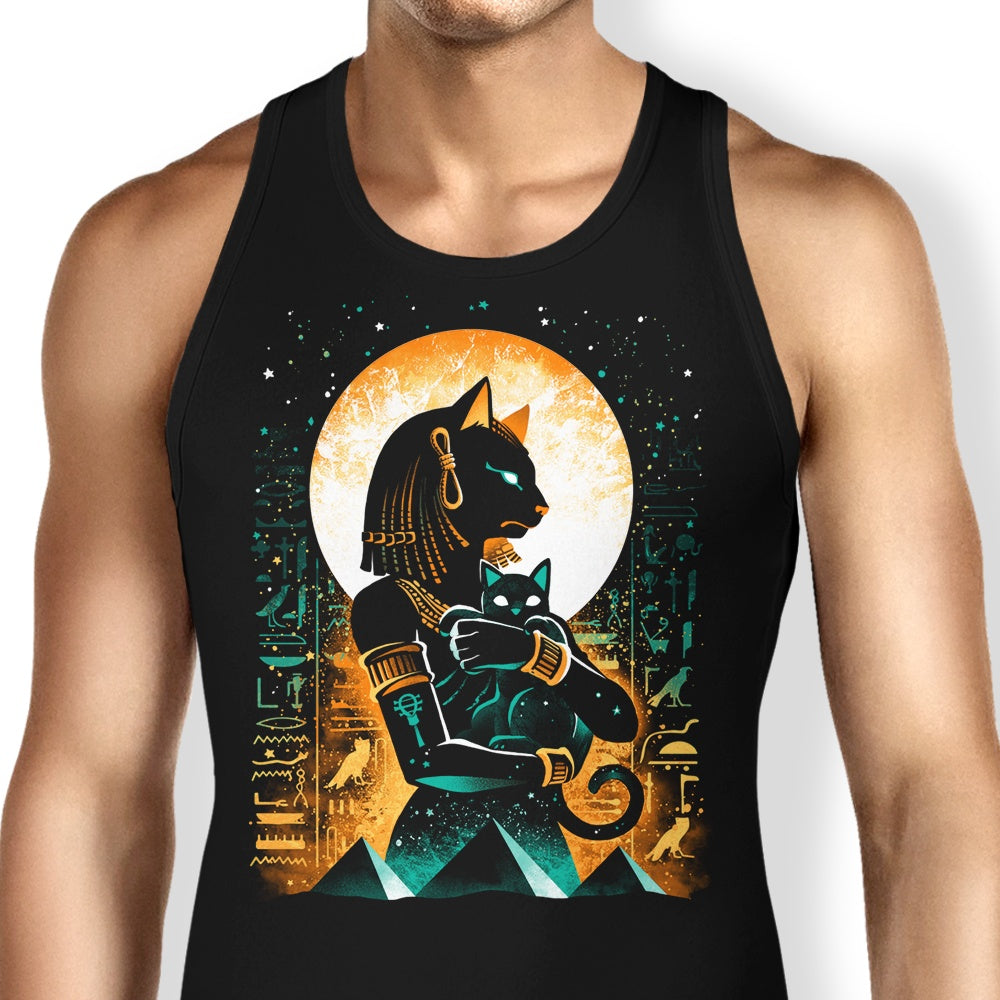 Cat Goddess-Themed Fashionable Tank Top
