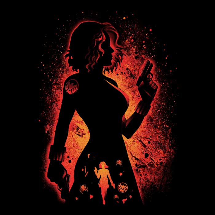 Alemaglia's Alluring Black Widow Comfort Tank Top