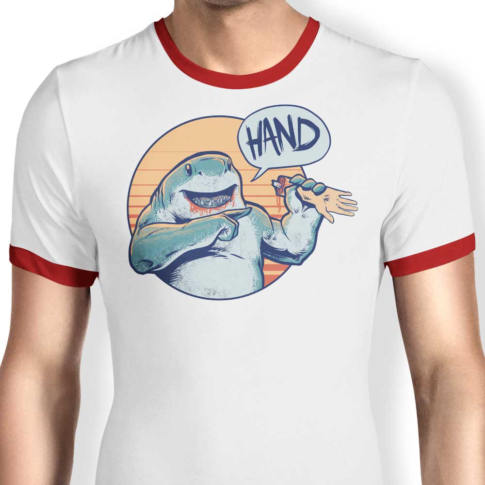 Stylish Men's Hand - Ringer Cotton T - Shirt in S to 4XL Sizes