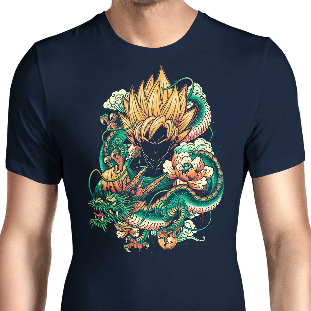 Vibrant Dragon-themed Men's Clothing Apparel