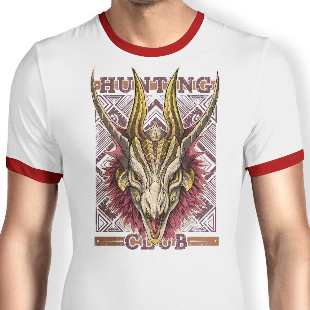 Adam Works Hunting Club Malzeno Men's Comfortable Ringer T - Shirt, S to 4XL Sizes