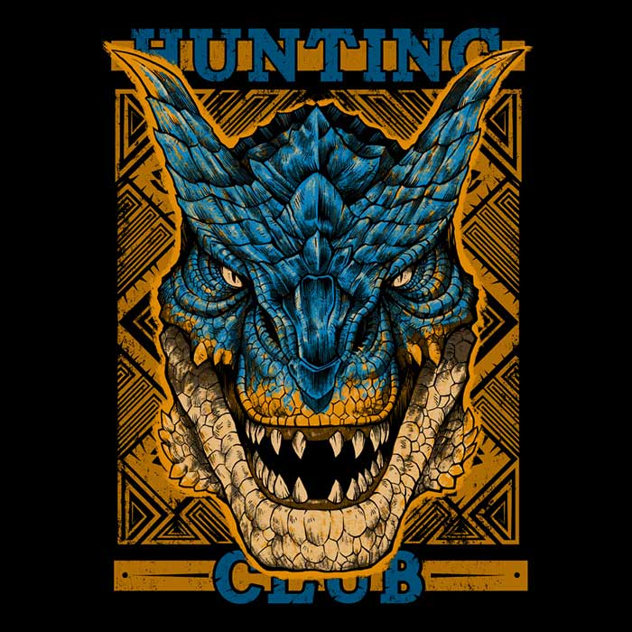 Adam Works Hunting Club Tigrex Men's Classic Ringer Style T-Shirt
