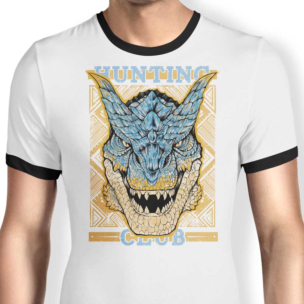 Adam Works Hunting Club Tigrex Men's Classic Ringer Style T-Shirt
