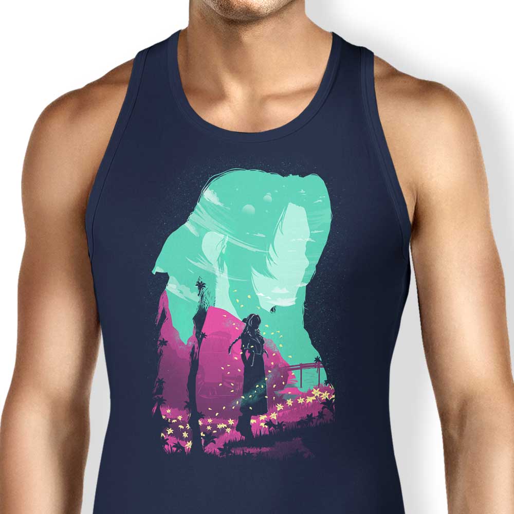 Donnie Illustrations' Comfortable Ancient Landscape Tank Tops