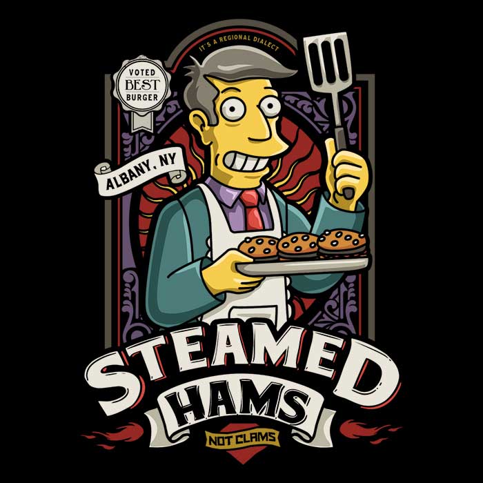 Men's Steamed Hams Clothing Apparel by CoD Designs