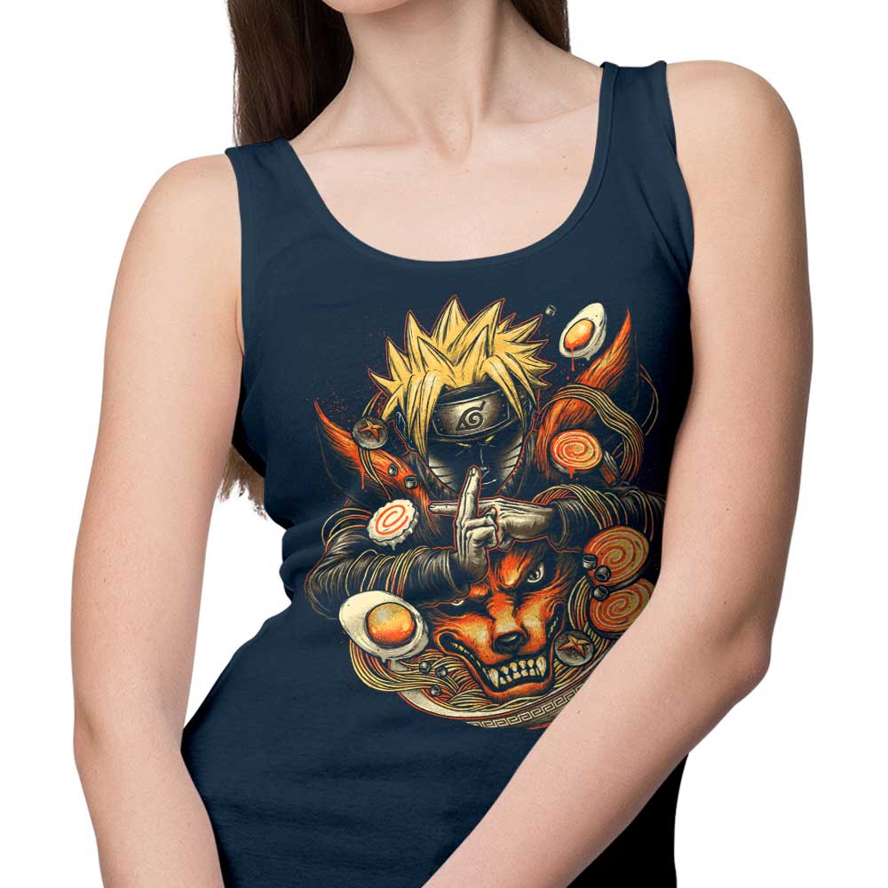 The Mighty Power of Ramen-themed Tank Top