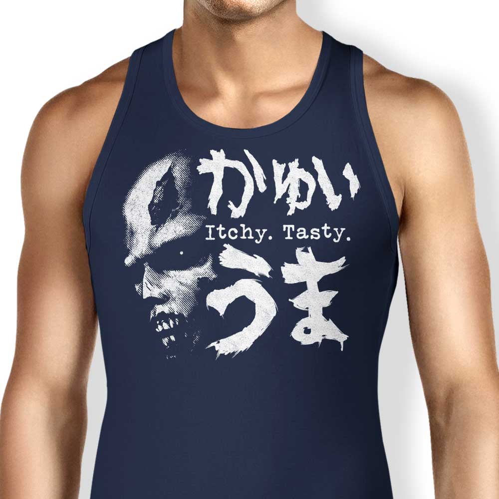 Itchy and Tasty Z Branded Tank Top for a Unique Look