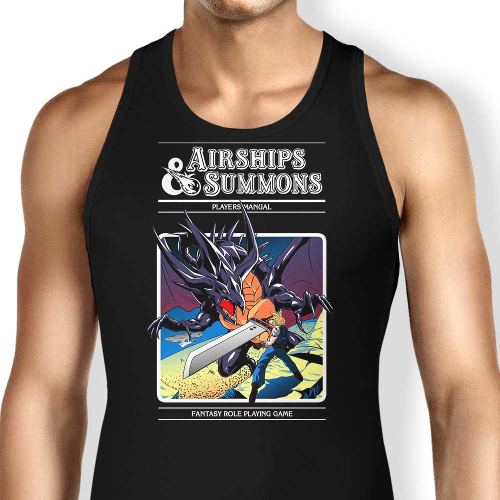 Coinbox Tees Airship and Summons Branded Men's and Women's Comfortable Tank Tops