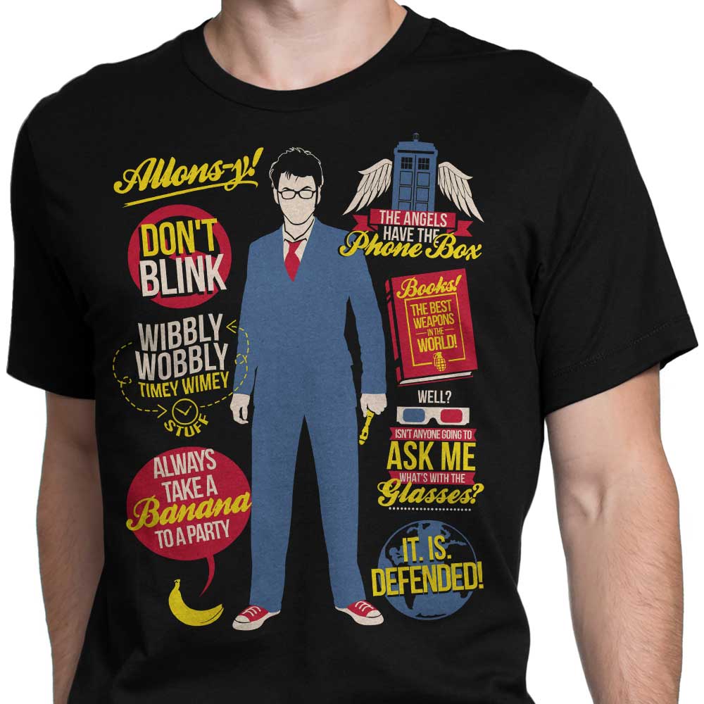Tom Trager's Tenth Doctor Quotes Men's Fashionable Apparel