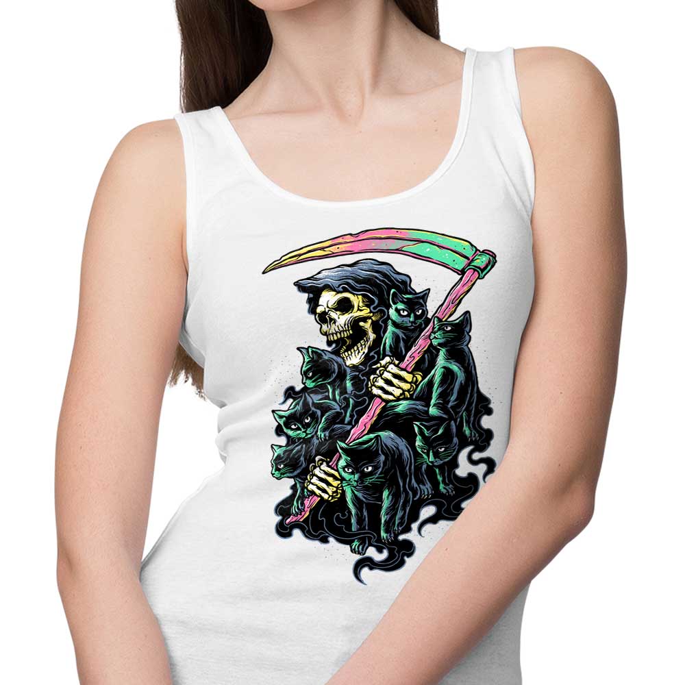 Glitchygorilla's 7 Deadly Cats Comfortable Unisex and Women's Tank Tops