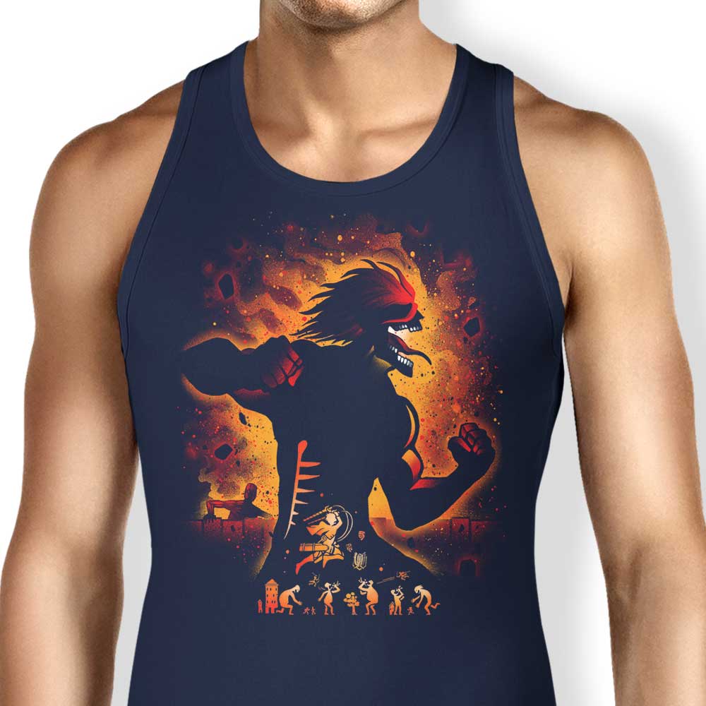 Alemaglia's Attack Titan Comfortable Cotton Tank Tops for Men and Women