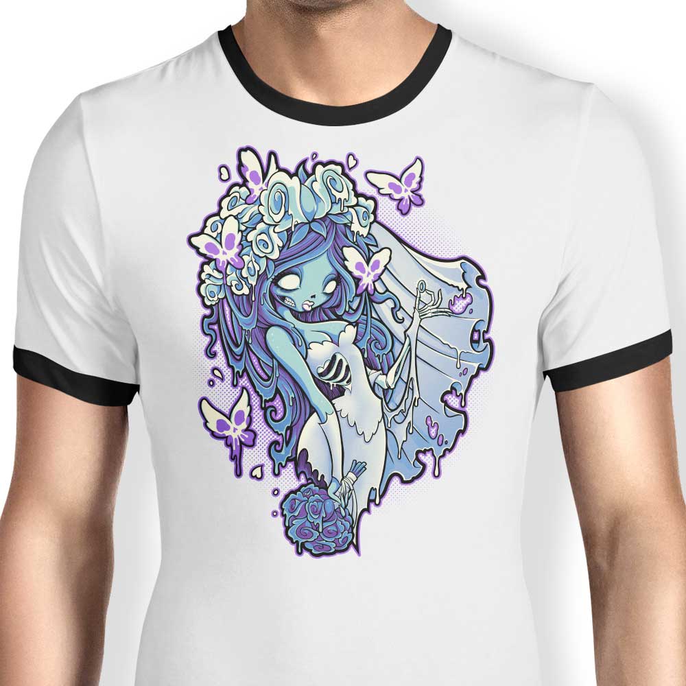 Jehsee's Decaying Dreams Men's Ringer Style Cotton T - Shirt