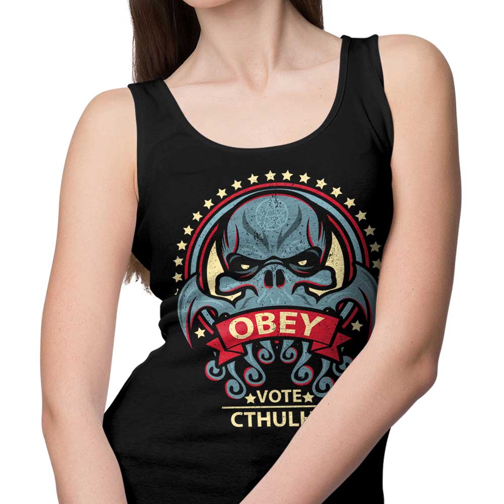 Vote Cthulhu Comfortable and Lightweight Tank Top for Men and Women