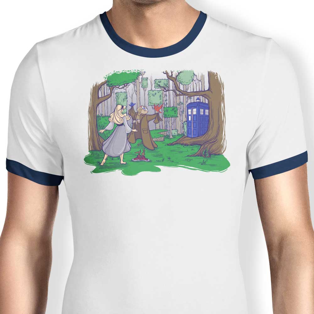 Men's 'Once Upon a Dream' Comfortable Ringer T-Shirt in S - 4XL Sizes