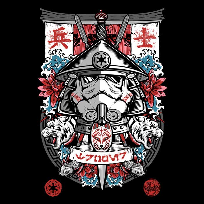 Trooper Samurai Stylish Men's Tank Top