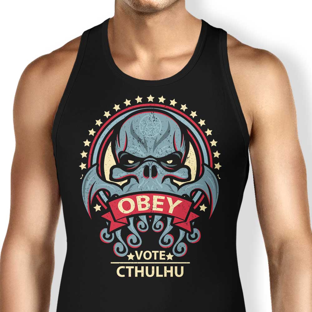 Vote Cthulhu Comfortable and Lightweight Tank Top for Men and Women