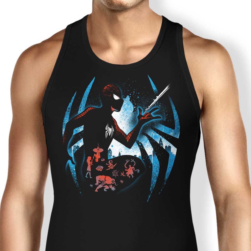 Alemaglia's Spider-Inspired Tank Top for an Adventurous Look