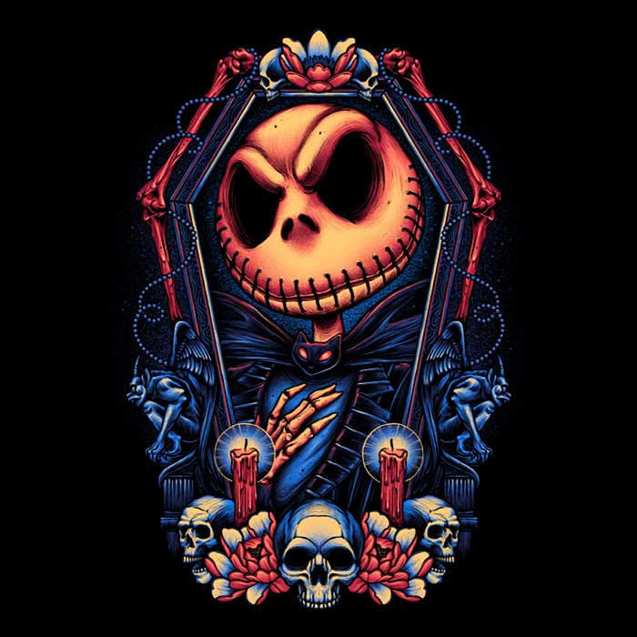 Stylish Framed Pumpkin King Men's Ringer T-Shirt in S - 4XL Sizes