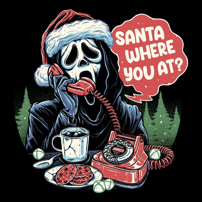 Santa Where You At - Stylish Ringer Design T-Shirt