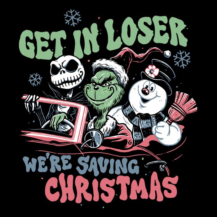 Momma Gorilla's Christmas-themed Men's Ringer T-Shirt in S - 4XL