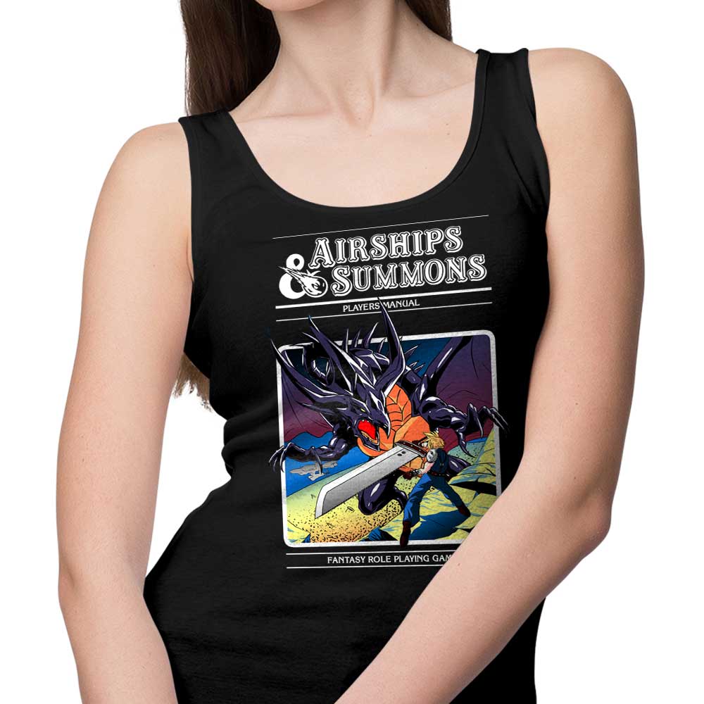 Coinbox Tees Airship and Summons Branded Men's and Women's Comfortable Tank Tops