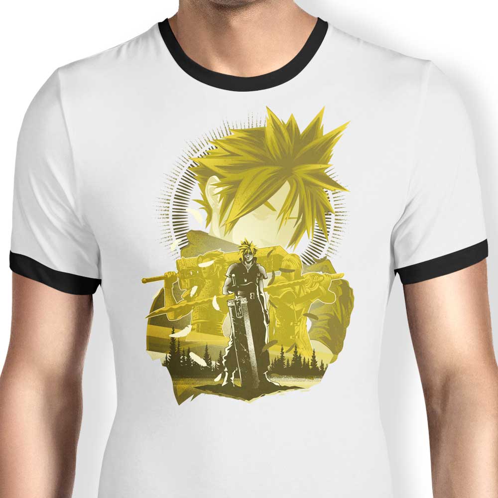 First-Class Men's Ringer T-Shirt with an Elegant Silhouette