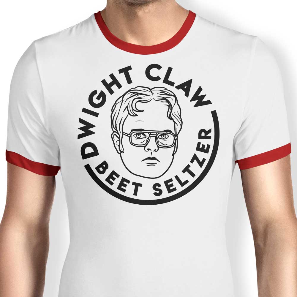 Dwight Claw Men's Ringer Style T-Shirt by CoD Designs