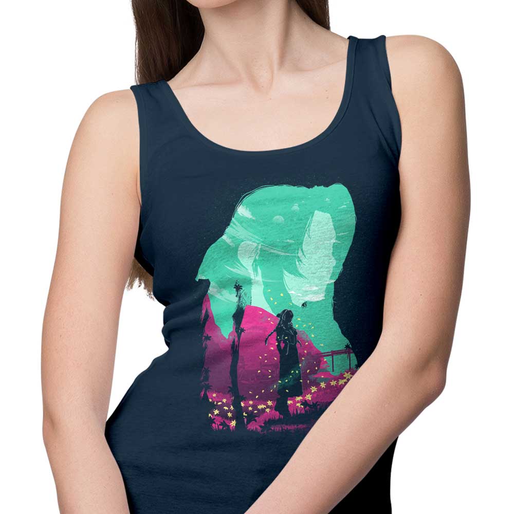 Donnie Illustrations' Comfortable Ancient Landscape Tank Tops