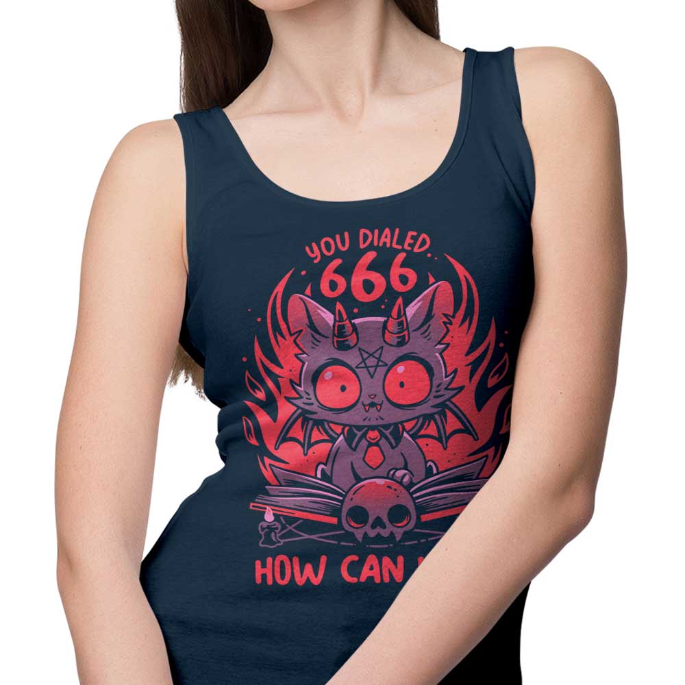 Stylish Snouleaf Satanic Support Cat Tank Top for Fashion Lovers