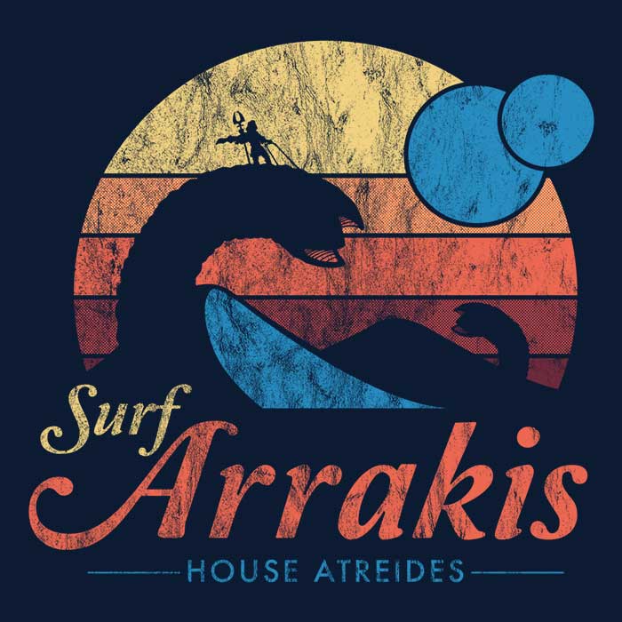Surfing Tank Top - Surf Arrakis by Nemons