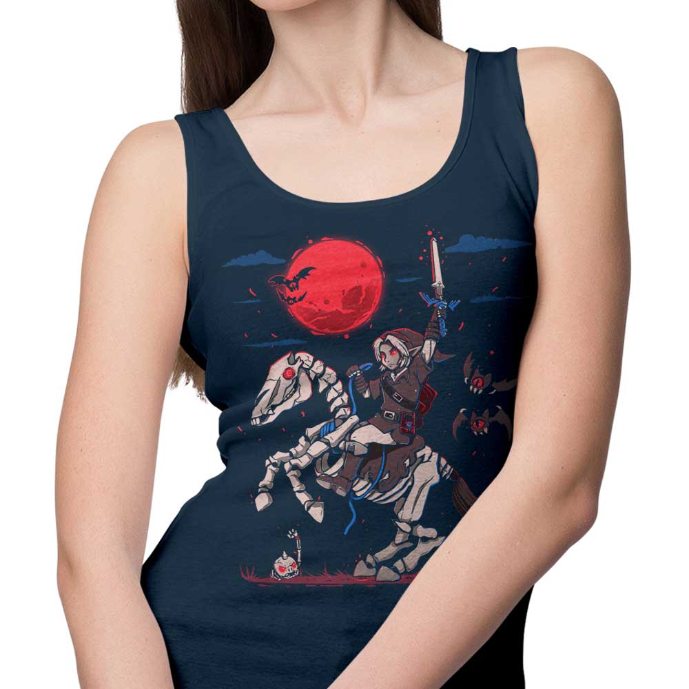 The Blood Moon Rises - Stylish Women's Tank Top by TechraNova