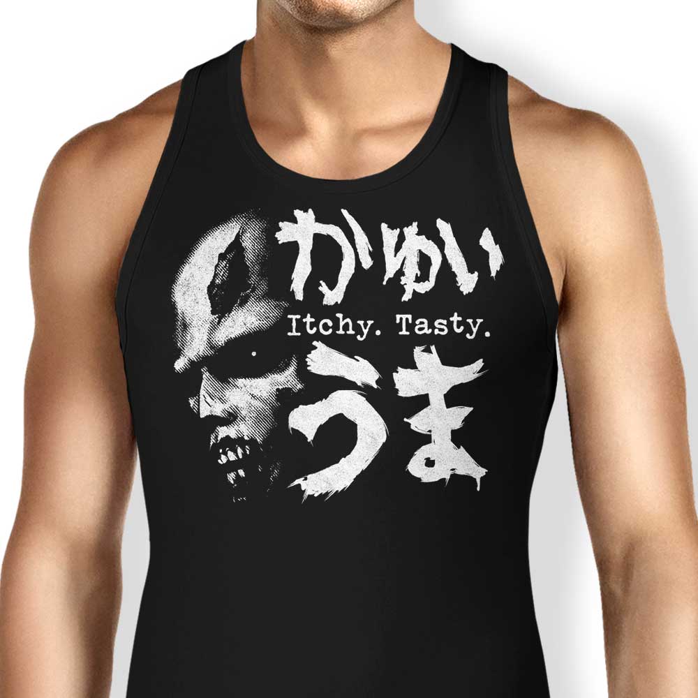 Itchy and Tasty Z Branded Tank Top for a Unique Look