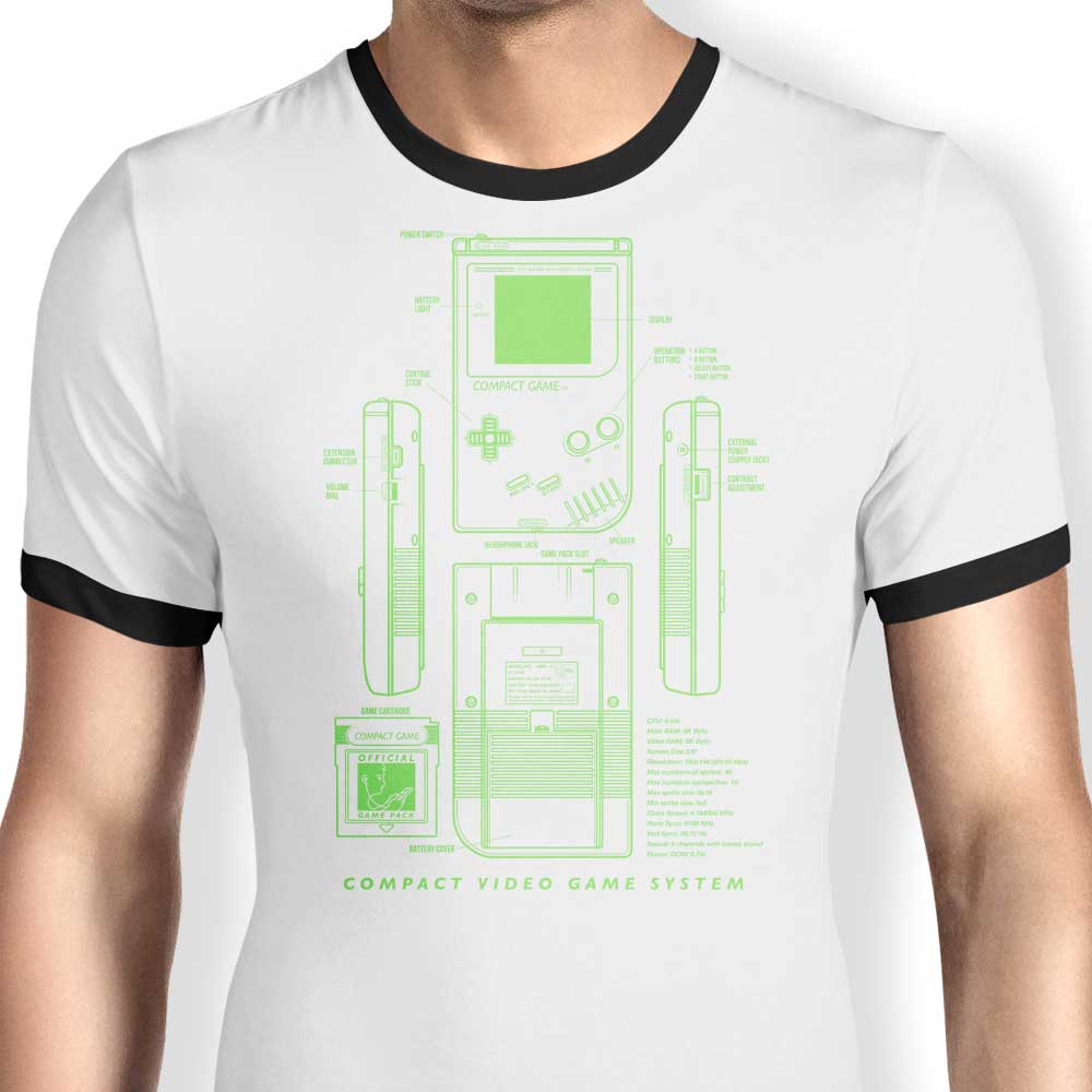 Adam Works Men's Game Kid Classic Ringer T-Shirt for All Sizes