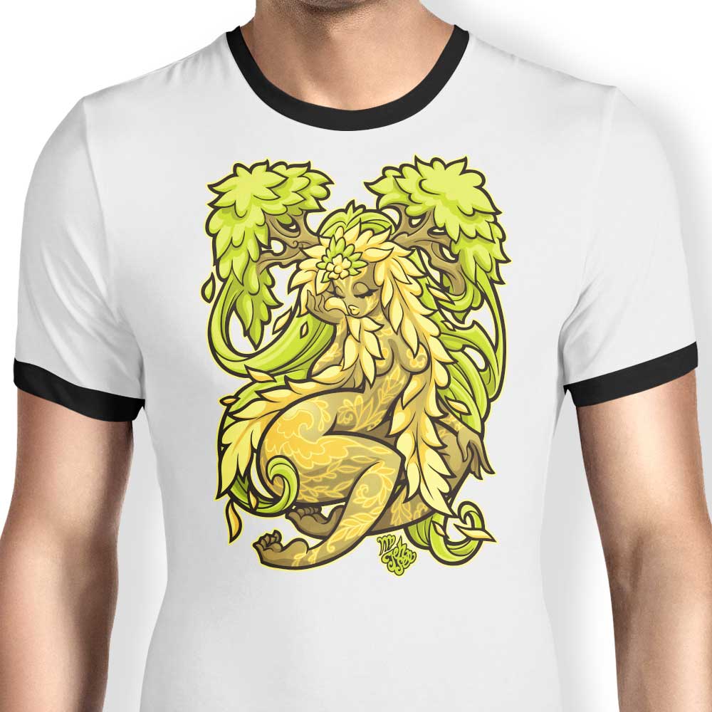 Men's Virgo Brand Ringer Style Cotton T-Shirt