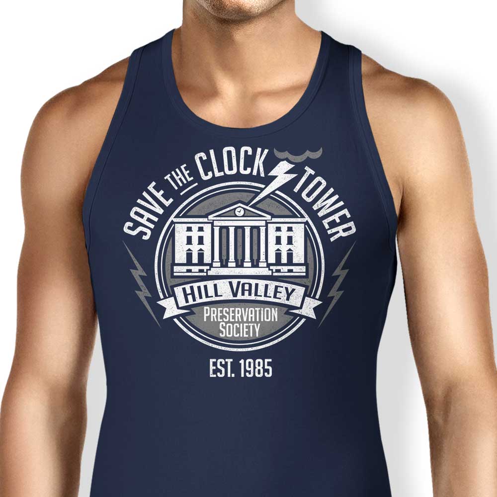 Save the Clock Tower Design - Stylish Men's and Women's Tank Top
