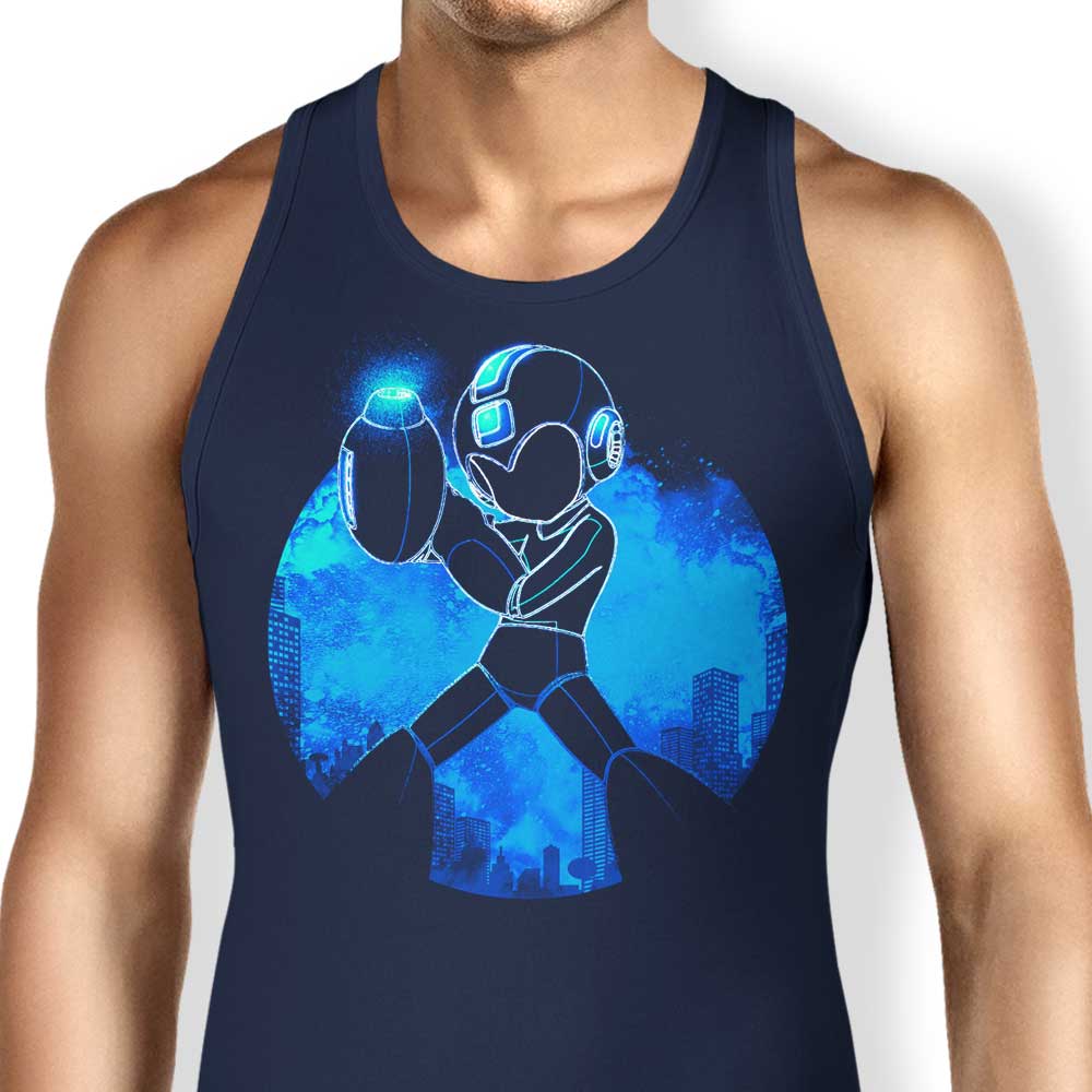Blue Orb - Style Bomber Tank Top