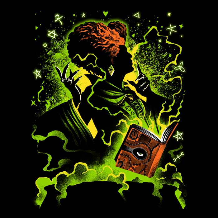 Black Magic Witch-themed Women's Tank Top