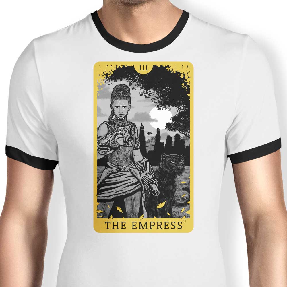 Danielmorris1993's Tarot The Empress Men's Ringer Cotton T - Shirt