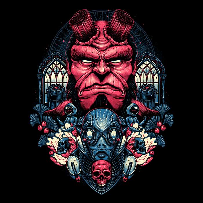 Glitchygorilla's Fire and Water Men's Stylish Ringer T - Shirt