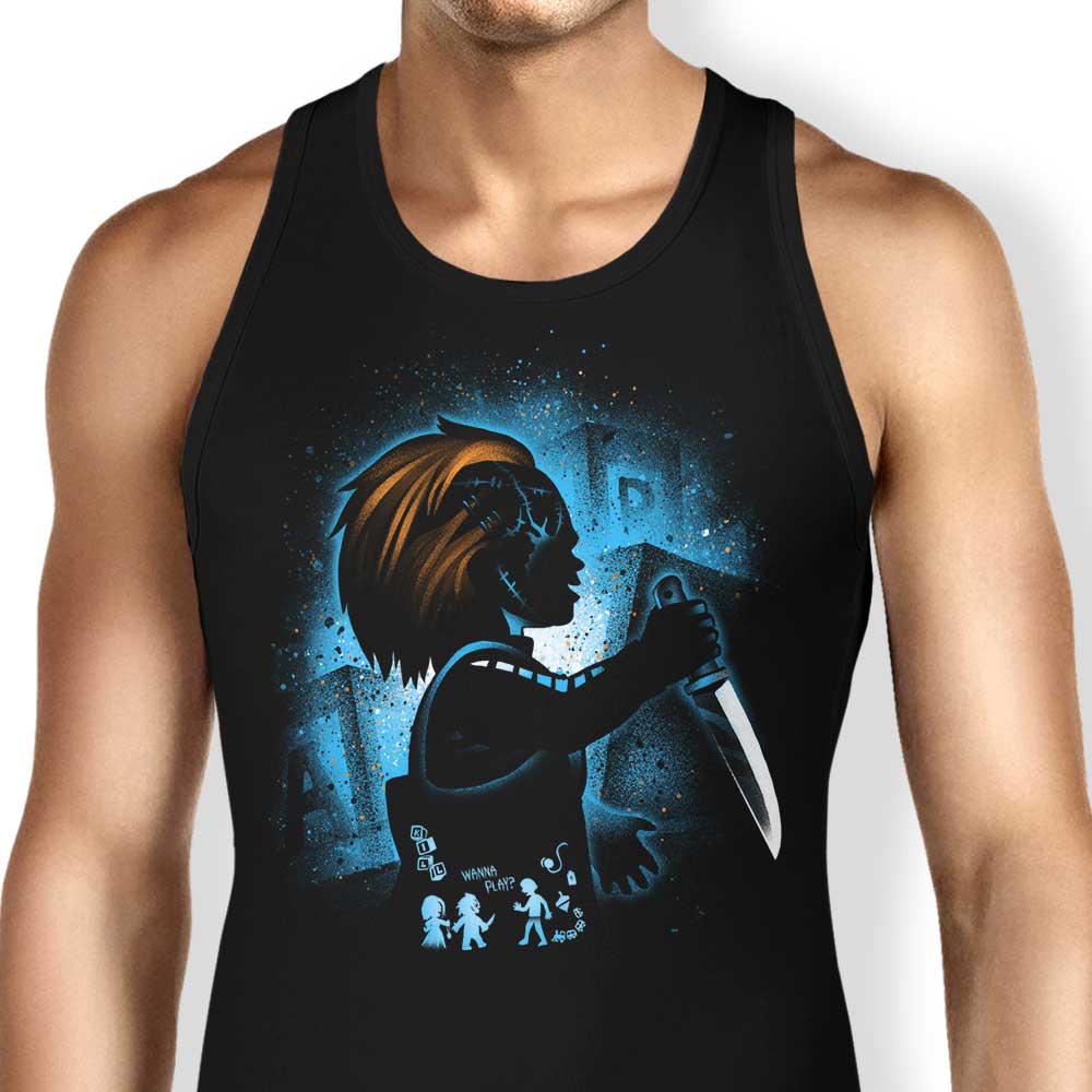 Spooky Doll - Stylish Tank Top by Alemaglia