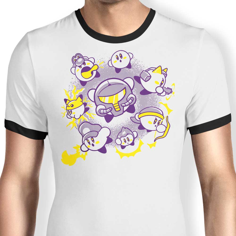 Power Ups Stylish Ringer T-Shirts for Men