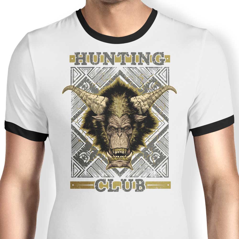Adam Works' Hunting Club Rajang Men's 100% Cotton Ringer T-Shirt