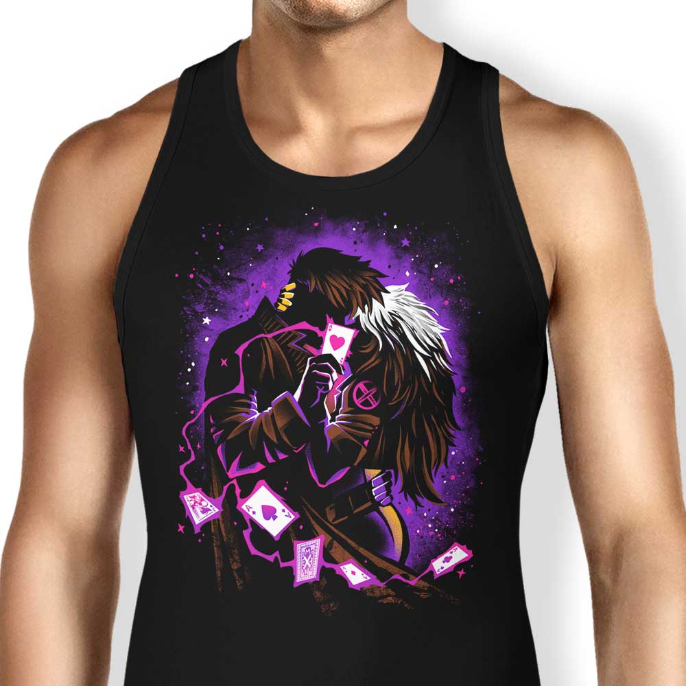 Alemaglia's Kinetic Kiss Stylish Tank Top for Fashionable Wear