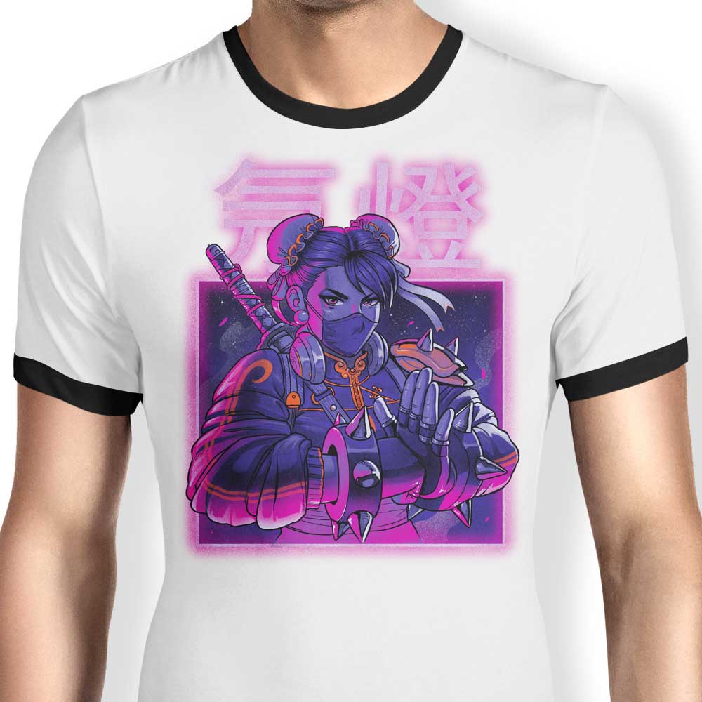 Bruno Mota's Stylish Neon Spring Ringer T-Shirt